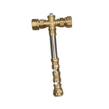 Maxbell Brass Hammer DIY Kit Props Fantasy Hammer for Display Shelf Home Decor S