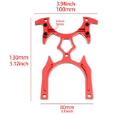 Maxbell RC Radio Transmitter Bracket Accessories Stable Upgrade Parts Protector Base red