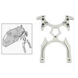 Maxbell RC Radio Transmitter Bracket Accessories Stable Upgrade Parts Protector Base SilverGray