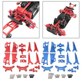 Maxbell 1/14 RC Cars Aluminum Spare Parts 8 Pieces Compact Accessory for 14209 14210 red
