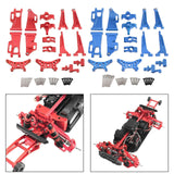 Maxbell 1/14 RC Cars Aluminum Spare Parts 8 Pieces Compact Accessory for 14209 14210 red