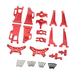 Maxbell 1/14 RC Cars Aluminum Spare Parts 8 Pieces Compact Accessory for 14209 14210 red