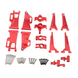 Maxbell 1:14 RC Car Spare Parts 7 Pieces 1/14 RC Trucks Replaces for 14209 14210 Red