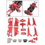 Maxbell 1:14 RC Car Spare Parts 7 Pieces 1/14 RC Trucks Replaces for 14209 14210 Red
