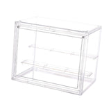 Maxbell Figurine Display Case Portable Figures Storage Box for Tabletop Home Bedroom Style A