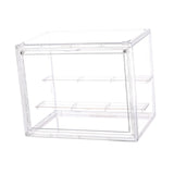 Maxbell Figurine Display Case Portable Figures Storage Box for Tabletop Home Bedroom Style A