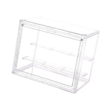 Maxbell Figurine Display Case Portable Figures Storage Box for Tabletop Home Bedroom Style A