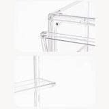 Maxbell Figurine Display Case Portable Figures Storage Box for Tabletop Home Bedroom Style A