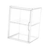 Maxbell Figurine Display Case Portable Figures Storage Box for Tabletop Home Bedroom Style B