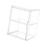 Maxbell Figurine Display Case Portable Figures Storage Box for Tabletop Home Bedroom Style B