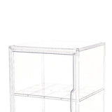 Maxbell Figurine Display Case Portable Figures Storage Box for Tabletop Home Bedroom Style B