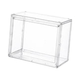 Maxbell Figurine Display Case Portable Figures Storage Box for Tabletop Home Bedroom Style C