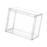 Maxbell Figurine Display Case Portable Figures Storage Box for Tabletop Home Bedroom Style C