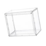 Maxbell Figurine Display Case Portable Figures Storage Box for Tabletop Home Bedroom Style C