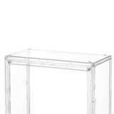 Maxbell Figurine Display Case Portable Figures Storage Box for Tabletop Home Bedroom Style C