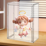 Maxbell Figurine Display Case Portable Figures Storage Box for Tabletop Home Bedroom Style D