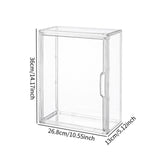 Maxbell Figurine Display Case Portable Figures Storage Box for Tabletop Home Bedroom Style D