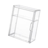 Maxbell Figurine Display Case Portable Figures Storage Box for Tabletop Home Bedroom Style E