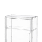 Maxbell Figurine Display Case Portable Figures Storage Box for Tabletop Home Bedroom Style E