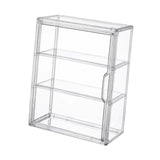 Maxbell Figurine Display Case Portable Figures Storage Box for Tabletop Home Bedroom Style F