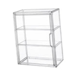 Maxbell Figurine Display Case Portable Figures Storage Box for Tabletop Home Bedroom Style F
