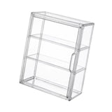 Maxbell Figurine Display Case Portable Figures Storage Box for Tabletop Home Bedroom Style F