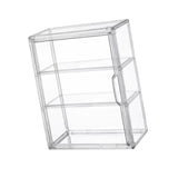 Maxbell Figurine Display Case Portable Figures Storage Box for Tabletop Home Bedroom Style F