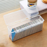 Maxbell Desktop Flip Cards Box Sturdy Storage Dispenser Sundries Box Card Storage Box