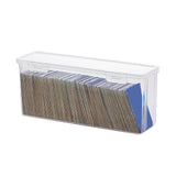 Maxbell Desktop Flip Cards Box Sturdy Storage Dispenser Sundries Box Card Storage Box