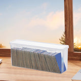 Maxbell Desktop Flip Cards Box Sturdy Storage Dispenser Sundries Box Card Storage Box