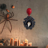 Maxbell Halloween Clown Wall Hanging Wall Frame Sculpture Creepy Clown Wall Ornament