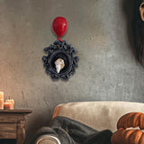 Maxbell Halloween Clown Wall Hanging Wall Frame Sculpture Creepy Clown Wall Ornament