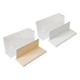 Maxbell Figure Display Case Transparent for Mini Toy Action Figures Anime Characters Beige