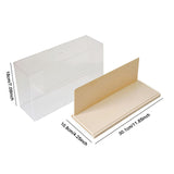 Maxbell Figure Display Case Transparent for Mini Toy Action Figures Anime Characters Beige