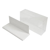 Maxbell Figure Display Case Transparent for Mini Toy Action Figures Anime Characters White