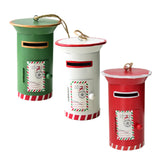 Maxbell Santa Mailbox Christmas Tree Ornament Keepsake for Party Yard Wreath Garland Green