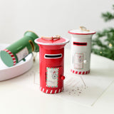 Maxbell Santa Mailbox Christmas Tree Ornament Keepsake for Party Yard Wreath Garland Green