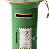 Maxbell Santa Mailbox Christmas Tree Ornament Keepsake for Party Yard Wreath Garland Green
