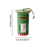 Maxbell Santa Mailbox Christmas Tree Ornament Keepsake for Party Yard Wreath Garland Green