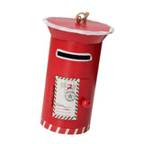 Maxbell Santa Mailbox Christmas Tree Ornament Keepsake for Party Yard Wreath Garland Red