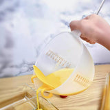 Maxbell Measuring Cup with Strainer Portable Baking Tool for Baking Home Dining Room