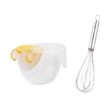 Maxbell Measuring Cup with Strainer Portable Baking Tool for Baking Home Dining Room