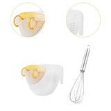 Maxbell Measuring Cup with Strainer Portable Baking Tool for Baking Home Dining Room