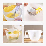 Maxbell Measuring Cup with Strainer Portable Baking Tool for Baking Home Dining Room