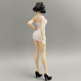 Maxbell 1:12 Tube Dress Sleeveless Dress for 6'' Female Action Figures Accessory white