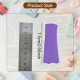 Maxbell 1/12 Bodycon Dress Mini Party Long Dress for 6'' Female Dolls Figure Costume light violet