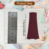 Maxbell 1/12 Bodycon Dress Mini Party Long Dress for 6'' Female Dolls Figure Costume dark red