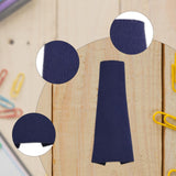 Maxbell 1/12 Bodycon Dress Mini Party Long Dress for 6'' Female Dolls Figure Costume dark blue