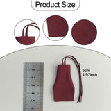 Maxbell 1/12 Tight Fit Dress Retro Sleeveless Dress for 6'' Female Action Figures dark red