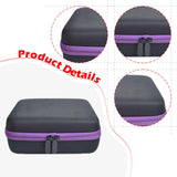 Maxbell Dices Case Holds up to 70 Dices Portable Handle Carrier Accessories Dice Bag Purple